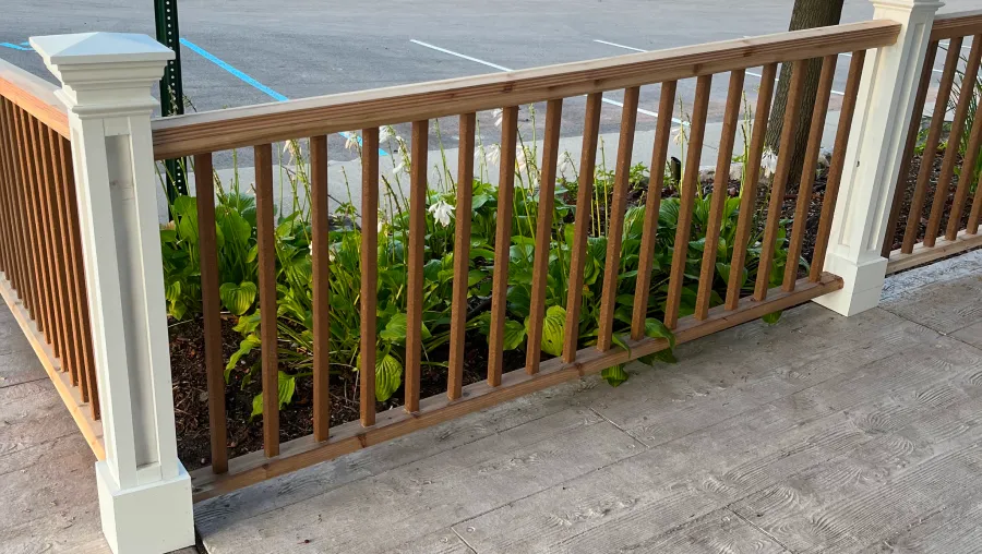 finish carpentry trim on railings lake orion mi